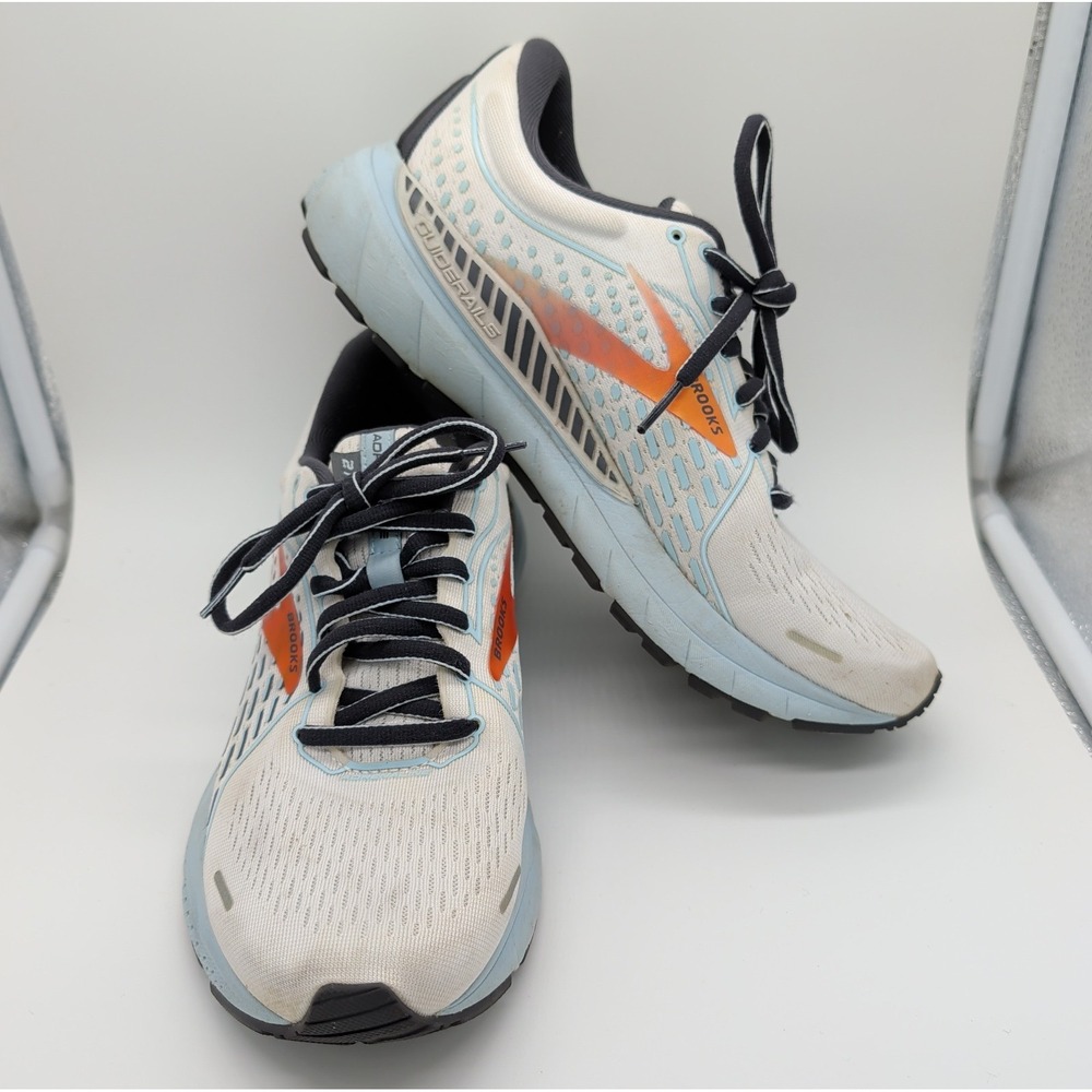 Brooks Adrenaline‎ 21 Women's Size 9 B (Medium) Running Shoes White Multicolor